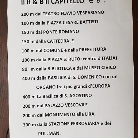 Il Capitello Bed & Breakfast Rieti Exterior photo